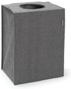 Торба за пране Brabantia 1001094, 55 л, Твърдо и отделящо се дъно, Магнитни дръжки, Черен