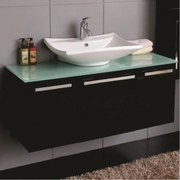 Конзолен PVC шкаф ICP 12045 3/3 с умивалник, 120x50x45см