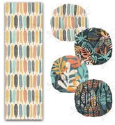 Комплект възгалвници за сядане и тишлайфер 5 бр. Long Leaves – Mila Home