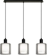 Пендел НИРА 2, черен/сив, 3xE27