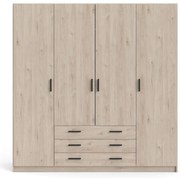 Гардероб от декор от дъб естествен 196x200 cm Sprint – Tvilum