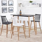 Бар стол Nolan-Бял (4) парчета