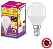 LED Антибактериална крушка P40 E14/4,9W/230V 2700K - Osram