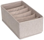 Бежов органайзер за чекмеджета с отделения Чекмедже, 16,5 x 11 cm - Bigso Box of Sweden