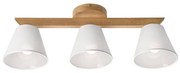 Плафон ANTONIO 3xE14/40W/230V дъб, приспособен към таван