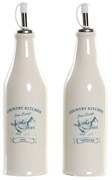 Солница DKD Home Decor Бял Зелен (2 pcs) (6.1 x 6.1 x 23 cm)