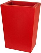 Teraplast - Кашпа SCHIO CASSA ALTA ESSENTIAL 50 - винена