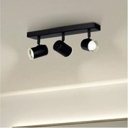 Eglo 901966 - Точково осветително тяло за баня CONSUMA 3xGU10/5W/230V IP44 черно