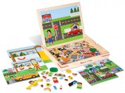 Melissa & Doug - Дървена магнитна игра със ситуации