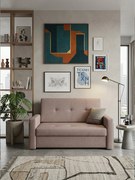 Разтегателен диван Vivia Mel II-Roz-Gkri