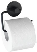 WENKO 24738100 - Държач за тоалетна хартия VACUUM-LOC, кръгъл, черен, 13,5x10,5 см