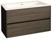 Конзолен PVC шкаф ICP 8955 с умивалник, 90x45x55см