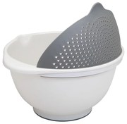 Бяла купа с цедка 2в1 , Ø 28 cm - Metaltex