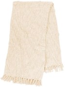 Кремава памучна покривка за двойно легло 250x260 cm Sahara - Tiseco Home Studio