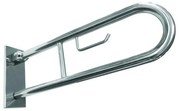 Скоба с държач 10x25 cm неръждаема стомана/сребрист