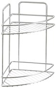 Стоманен рафт за баня в блестящо сребрист цвят Luxy – Metaltex