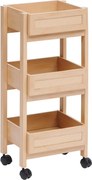 Етажерка на колела 5five Cane, 39.6x30x85.5 cm