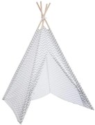 Детска палатка atmosphera Teepee, 120x120x160 cm - Сив