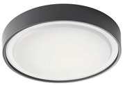 Redo 90155 - Екстериорна LED лампа за таван PONZA LED/16W/230V Ø 26 см IP65