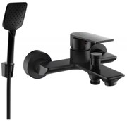 Mexen Alexa R62 стенен смесител с душ, черен - 7123R62-70