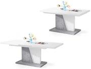 НОИР Бял/Бетон Милениум - МОДЕРНА РАЗТЕГАТЕЛНА ХОЛНА МАСА