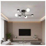 Плафон HOLON 3xG9/8W/230V + 3xGX53/12W черен