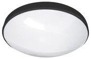 LED Плафон за баня CIRCLE LED/12W/230V 4000K Ø 25 см IP44 черен