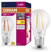 LED Крушка FILAMENT A60 E27/6,5W/230V 2700K - Osram