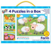Galt - 4 пъзела в кутия Ферма