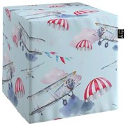 Син бебешки пуф Magic - Yellow Tipi