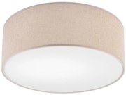 Таванно осветително тяло MONTE 1xE27/60W/230V Ø 35 см кафяво