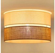 Brilagi - таванно осветително ROYAL YUTE 1xE27/15W/230V Ø40 см беж/крем