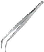 Horecano - Иноксова готварска пинсета със закривен връх 30см CN(0614-3)