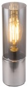GLOBO 21000N - Настолна лампа ANNIKA 1xE27/25W/230V Ø 9 см хром