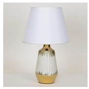 Настолна лампа 1xE14/40W/230V бял/златист
