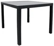 Маса PVC ратан 90 x 90 x 75см(B 1016 B)черна