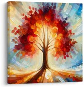 Картина на платно – Есенни цветове на дървото на живота