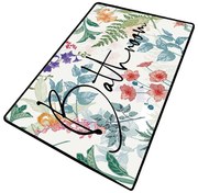 Постелка за баня 70x120 cm Green In Flower - Foutastic