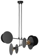 Полилей ПРАТО Плюс, черен, 4xE27