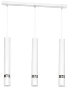 Пендел на кабел JOKER 3xGU10/25W/230V бял/лъскав хром