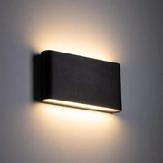 LED Екстериорен аплик ARWENA 2xLED/6W/230V IP54 черен