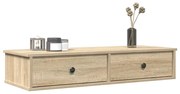 859961 vidaXL Стенен рафт с чекмеджета 100x37,5x19 см инженерно дърво