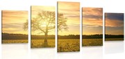 картини от 5 части – Самотно дърво