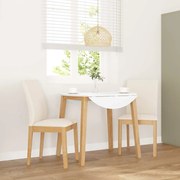 4102450 vidaXL Трапезни столове с възглавници 2 бр масивна дървесина гума