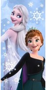 Памучна детска кърпа 70x140 cm Frozen "Sisters" – Jerry Fabrics