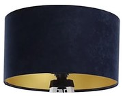 Универсален абажур STANDART E27 Ø 45 см син/златист