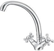 Смесител за кухня РЕТРО ICF 7002851 7313, месингов, хром, 24.4x21.2см