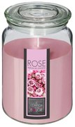 Ароматна свещ atmosphera Nina, Стъкло с капак, 510 g - Rose