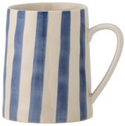 Глинена чаша в бяло и синьо 440 ml Begonia – Bloomingville