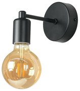 Аплик РАМ, черен, 1xE27